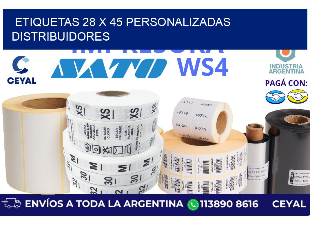etiquetas 28 x 45 personalizadas distribuidores