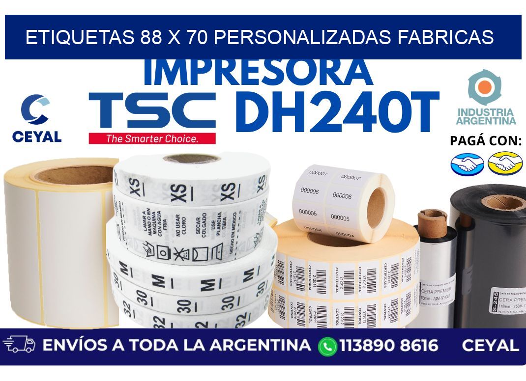 etiquetas 88 x 70 personalizadas fabricas