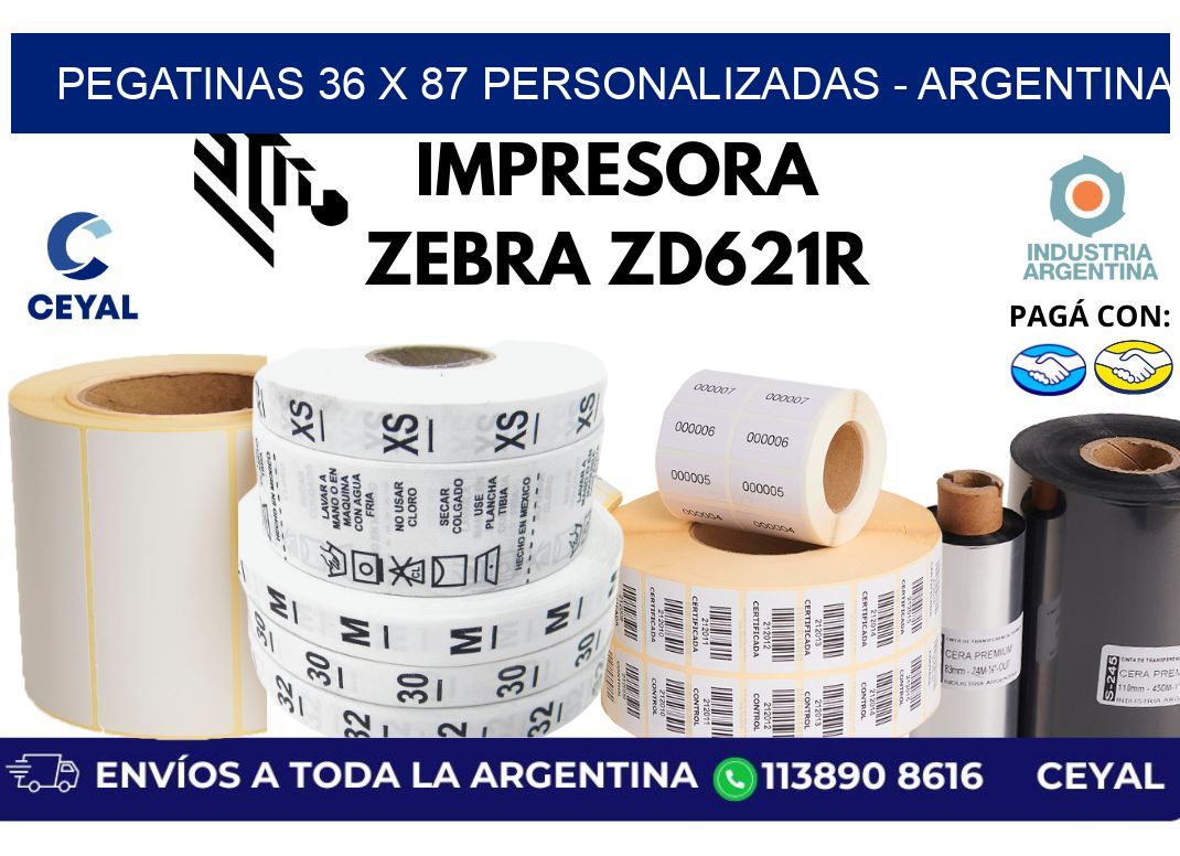 pegatinas 36 x 87 personalizadas - Argentina