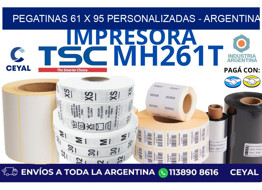 pegatinas 61 x 95 personalizadas – Argentina