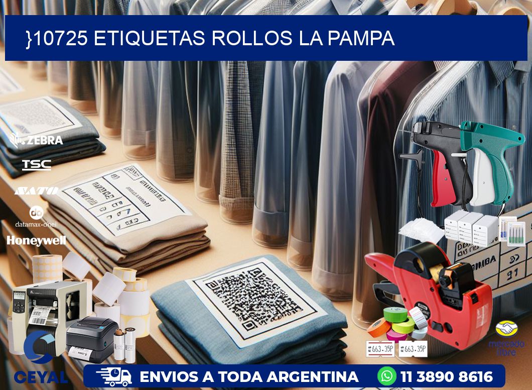 }10725 etiquetas rollos LA PAMPA