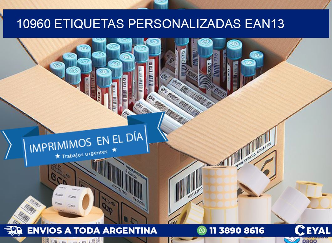 10960 Etiquetas personalizadas ean13