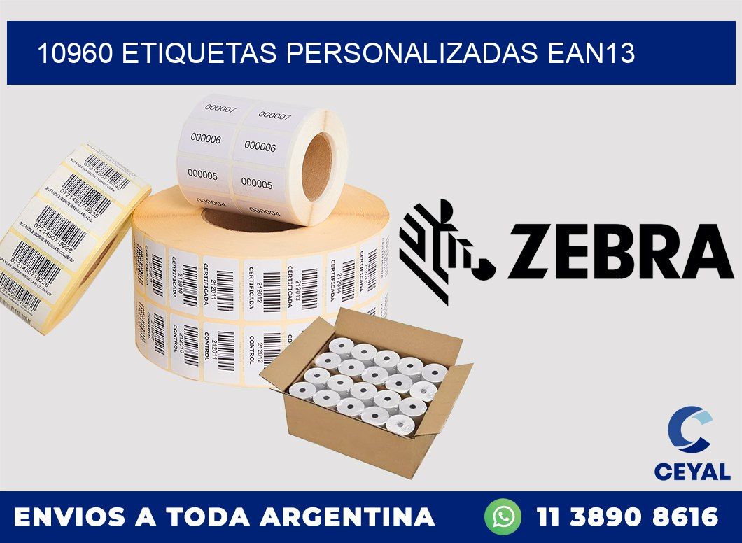 10960 Etiquetas personalizadas ean13