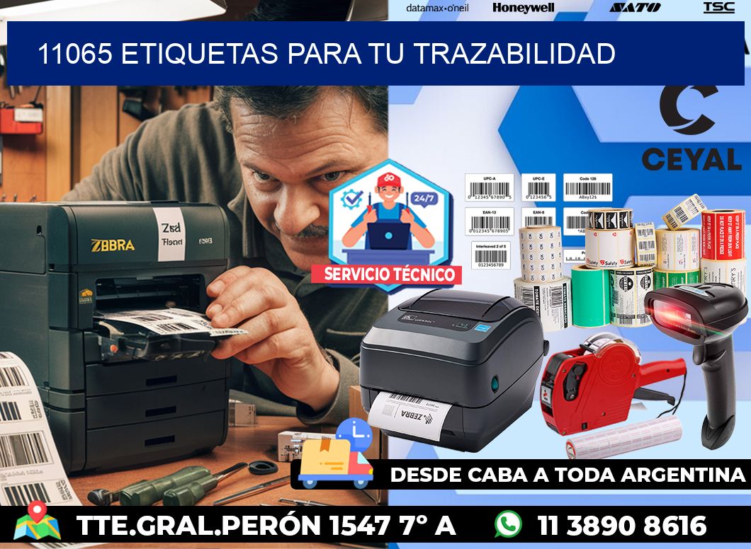 11065 etiquetas para tu trazabilidad