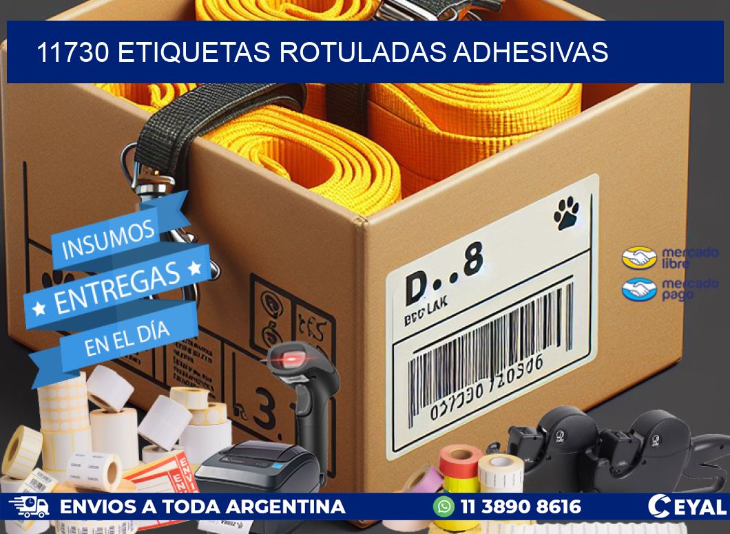 11730 etiquetas rotuladas adhesivas