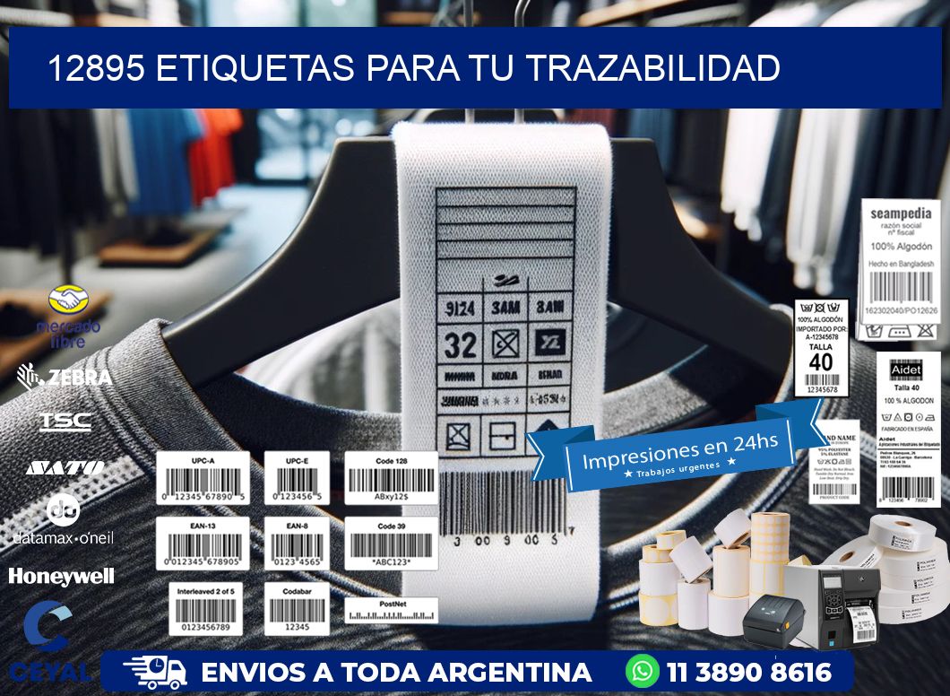 12895 etiquetas para tu trazabilidad