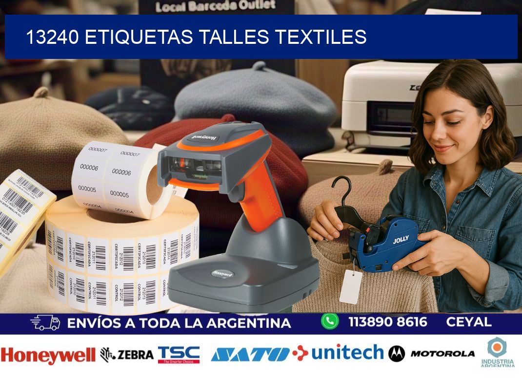 13240 ETIQUETAS TALLES TEXTILES