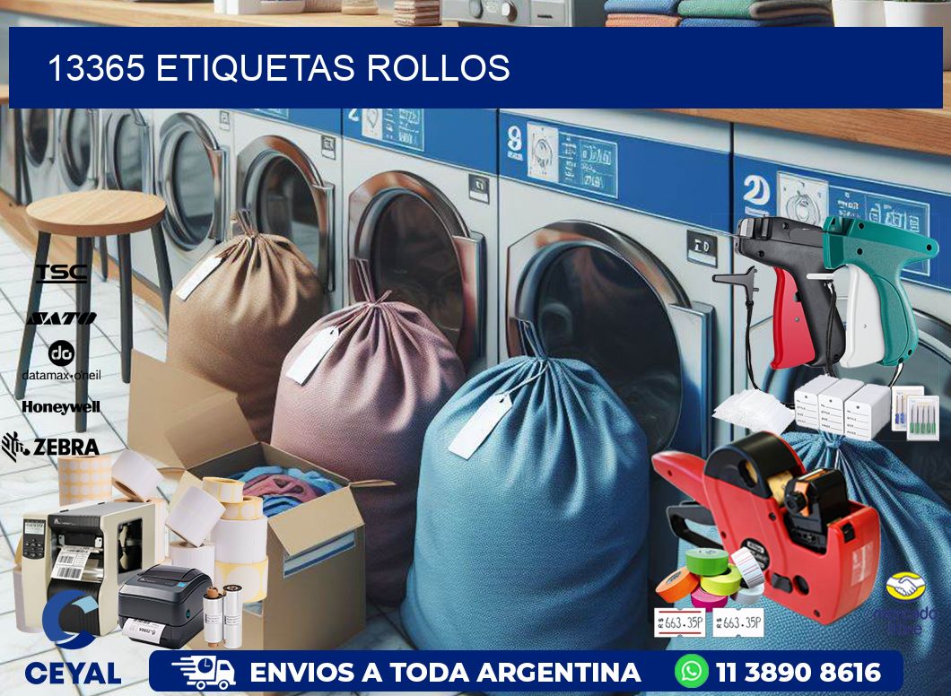 13365 Etiquetas rollos