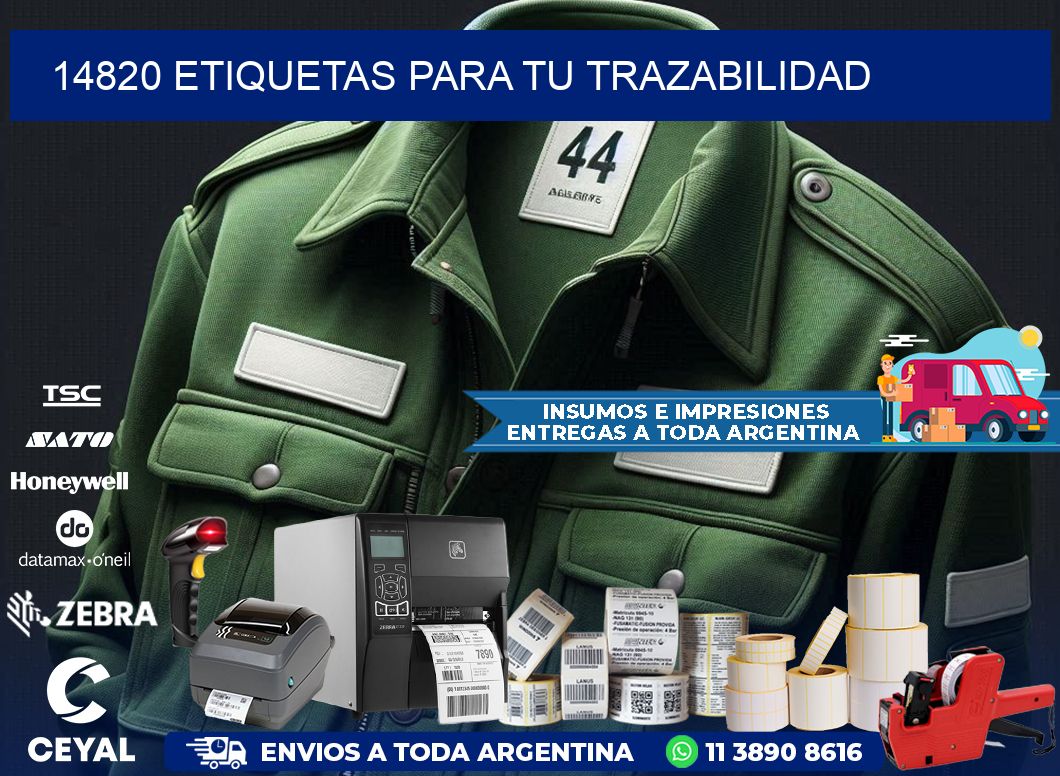 14820 etiquetas para tu trazabilidad