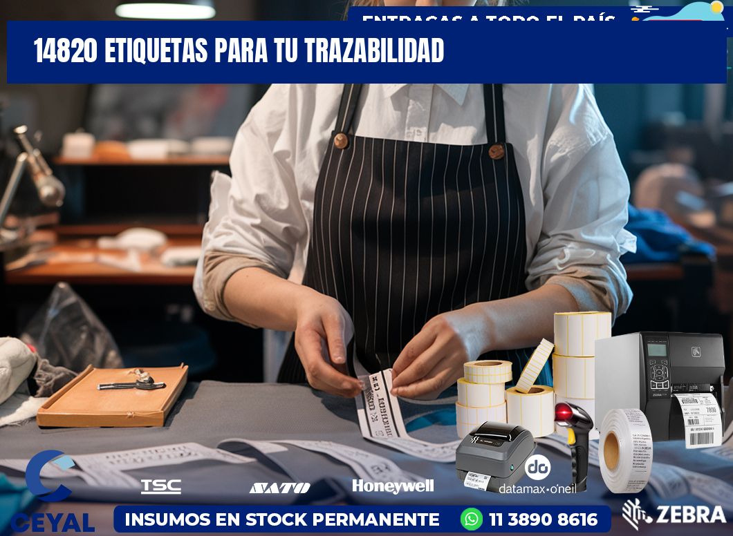 14820 etiquetas para tu trazabilidad