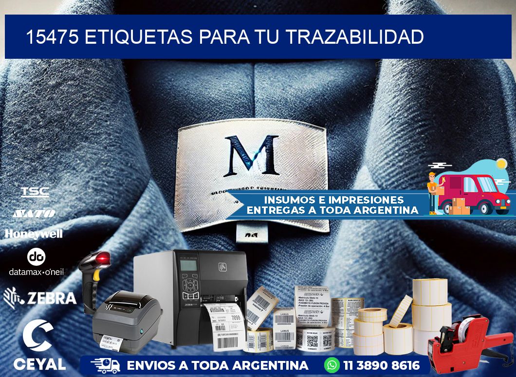 15475 etiquetas para tu trazabilidad