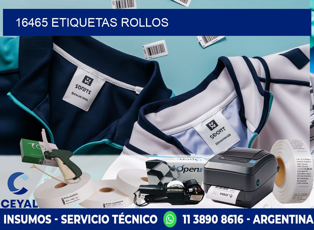 16465 Etiquetas rollos