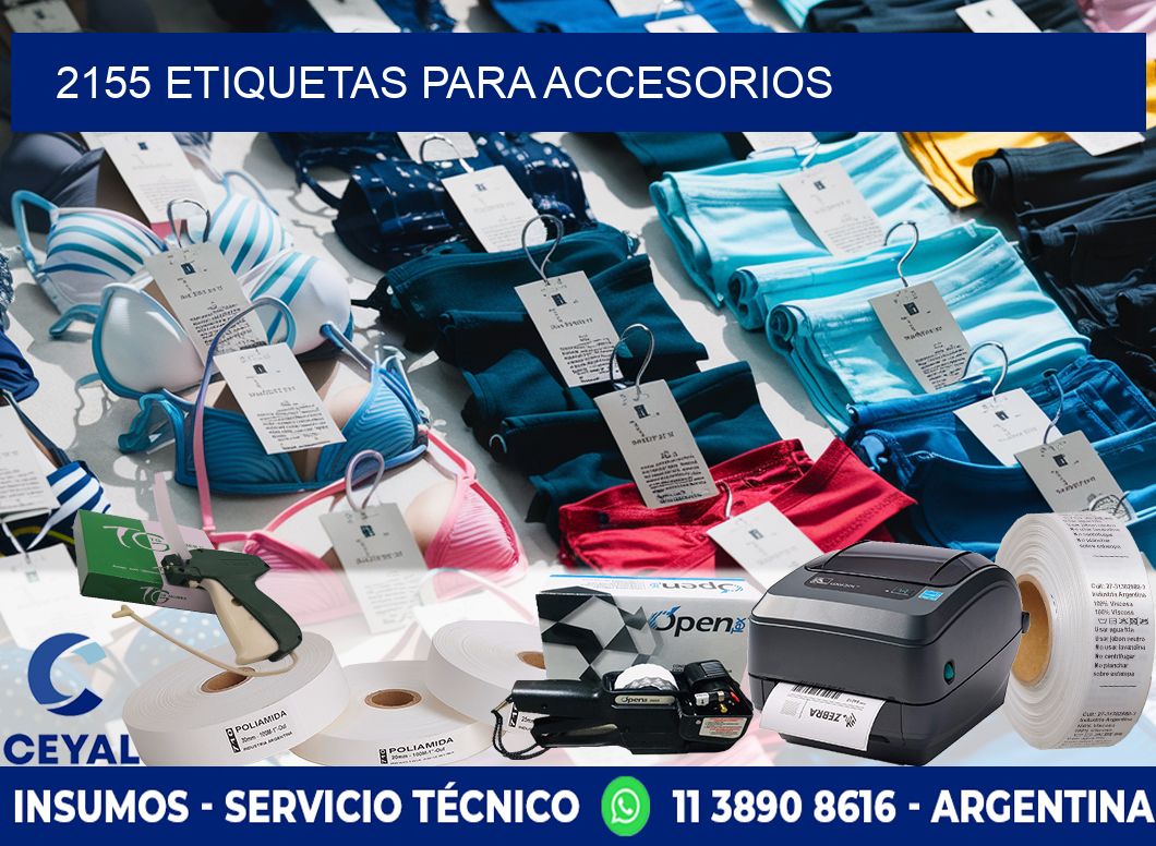 2155 Etiquetas para accesorios