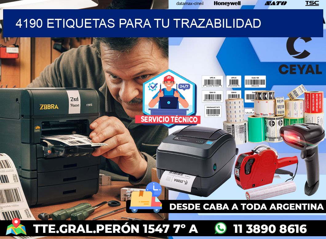 4190 etiquetas para tu trazabilidad
