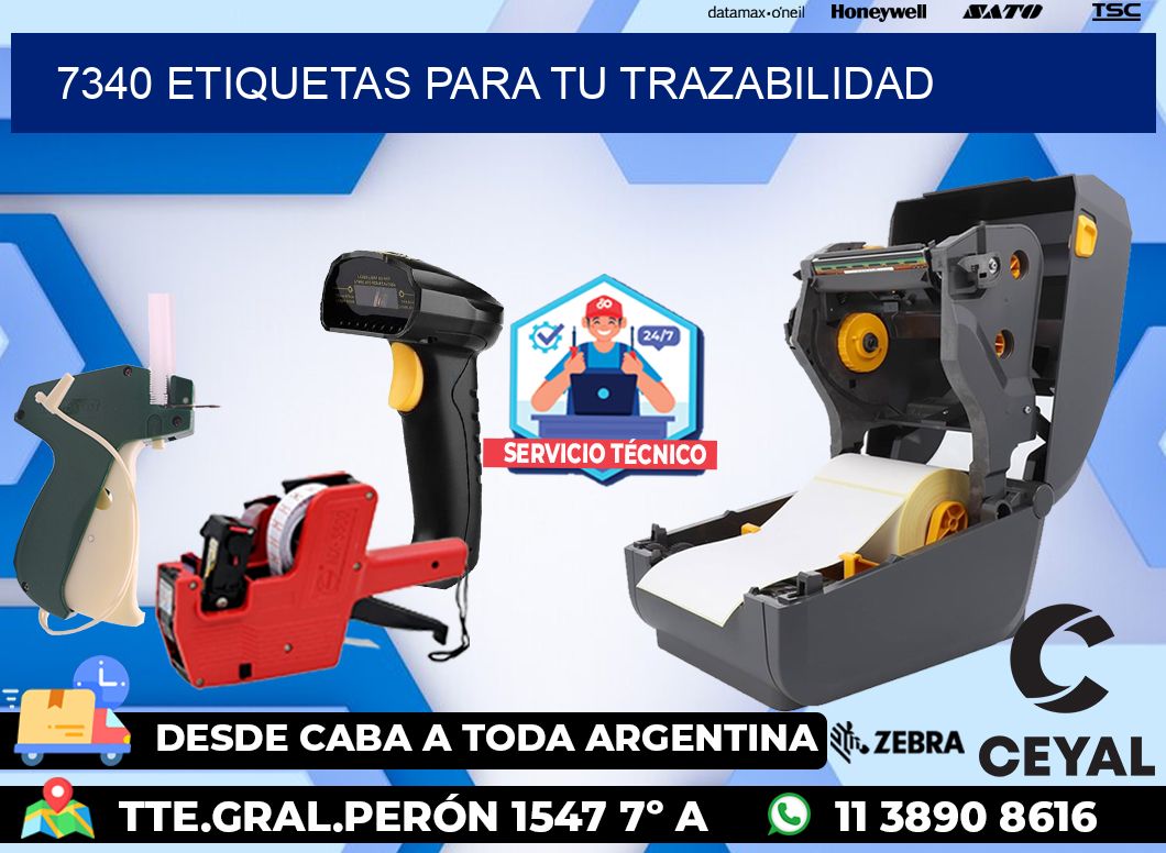 7340 etiquetas para tu trazabilidad