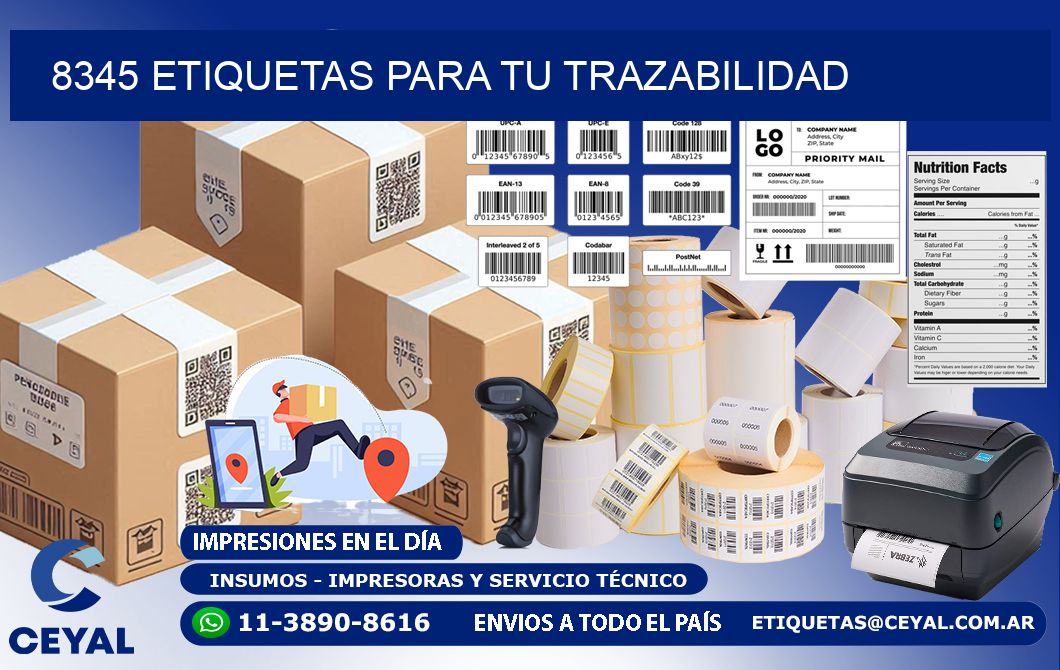 8345 etiquetas para tu trazabilidad
