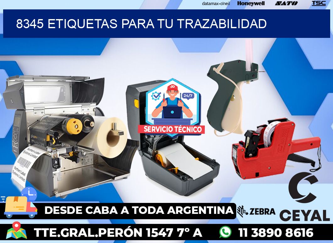 8345 etiquetas para tu trazabilidad