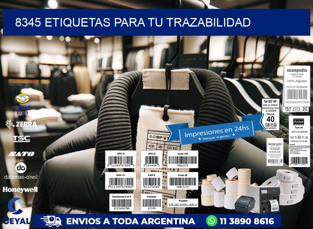 8345 etiquetas para tu trazabilidad