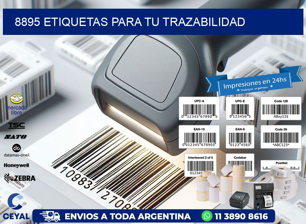 8895 etiquetas para tu trazabilidad