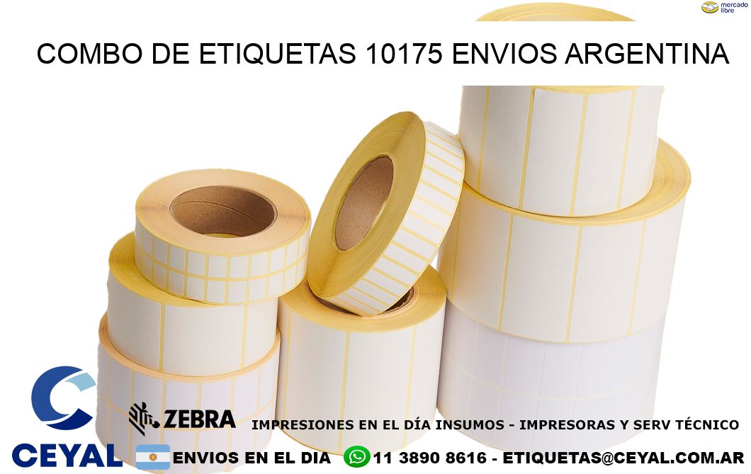 Combo de etiquetas 10175 ENVIOS ARGENTINA