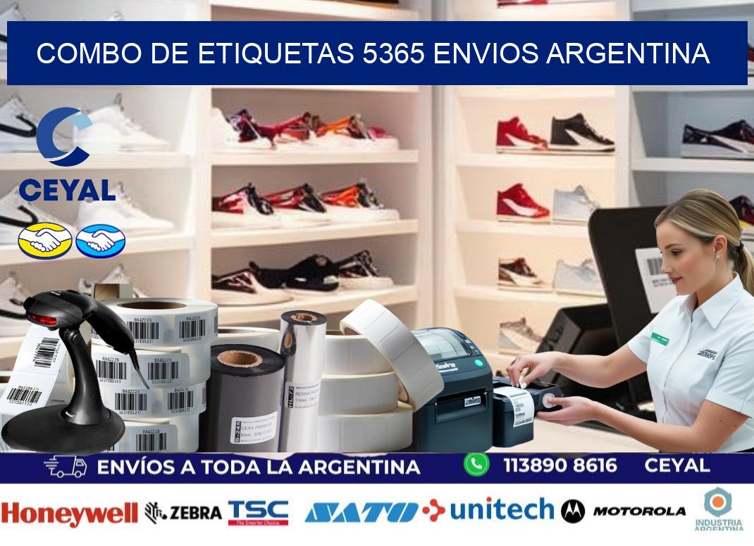 Combo de etiquetas 5365 ENVIOS ARGENTINA
