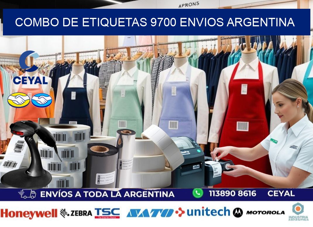 Combo de etiquetas 9700 ENVIOS ARGENTINA