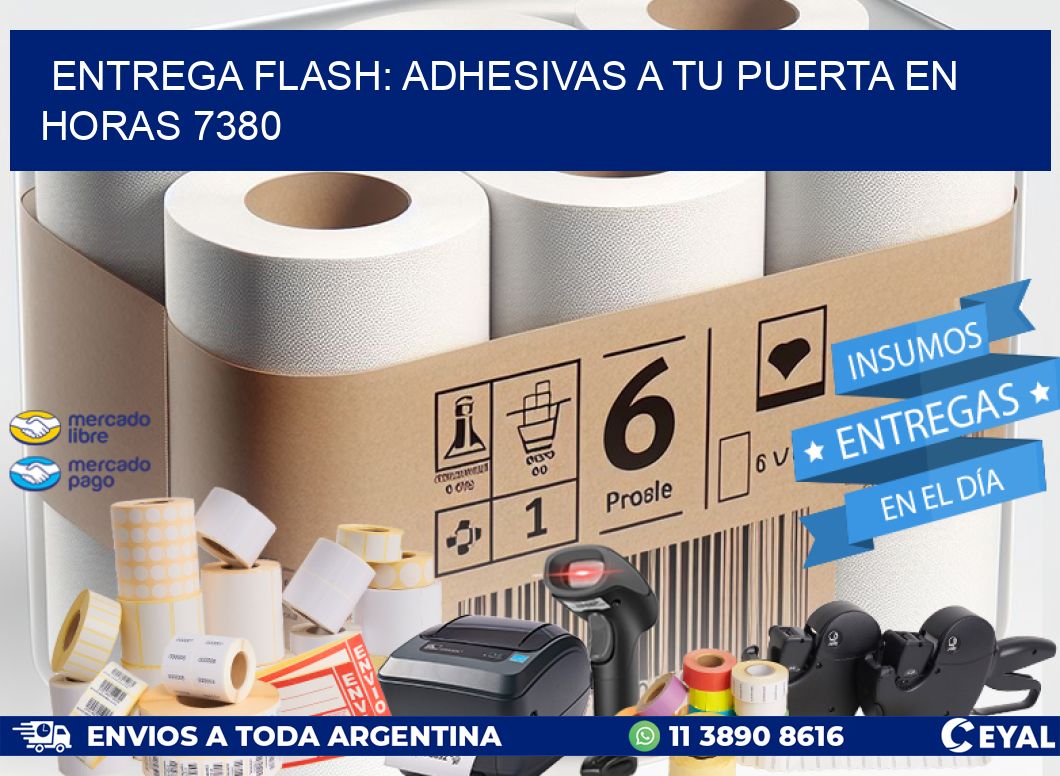 Entrega Flash: Adhesivas A Tu Puerta en Horas 7380