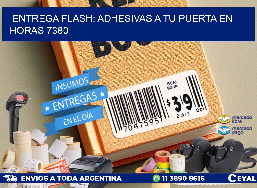 Entrega Flash: Adhesivas A Tu Puerta en Horas 7380