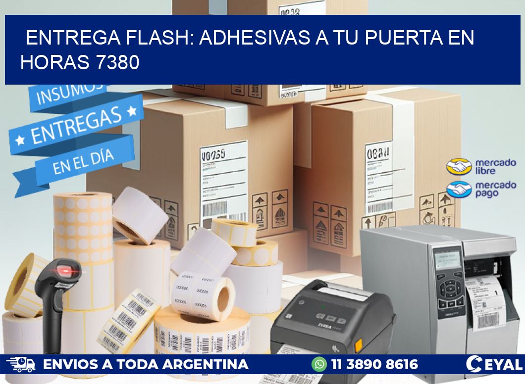 Entrega Flash: Adhesivas A Tu Puerta en Horas 7380