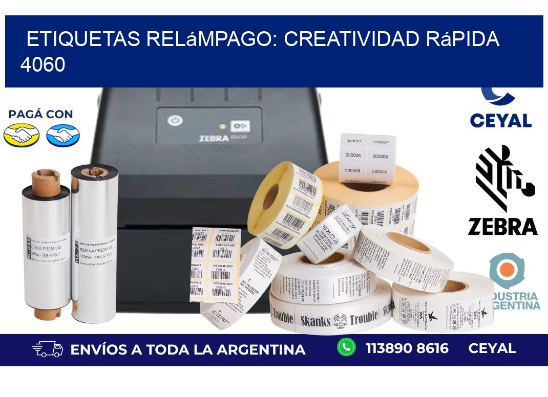 Etiquetas Relámpago: Creatividad Rápida 4060