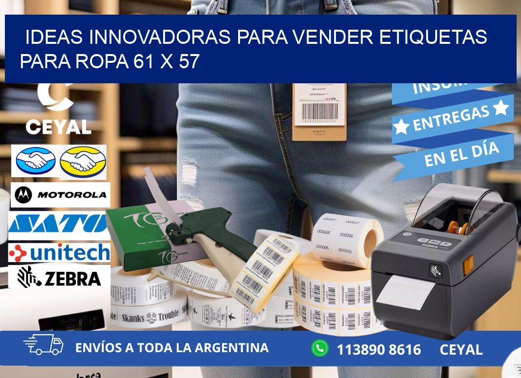 Ideas Innovadoras para Vender Etiquetas para Ropa 61 x 57
