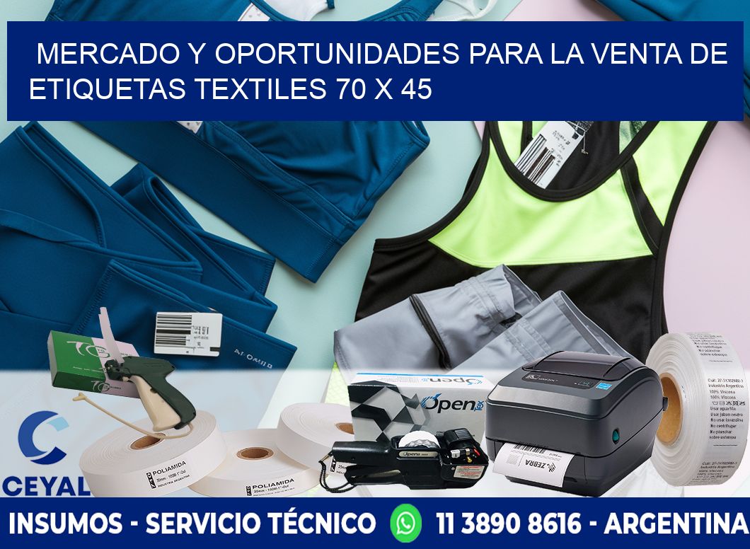 Mercado y Oportunidades para la Venta de Etiquetas Textiles 70 x 45