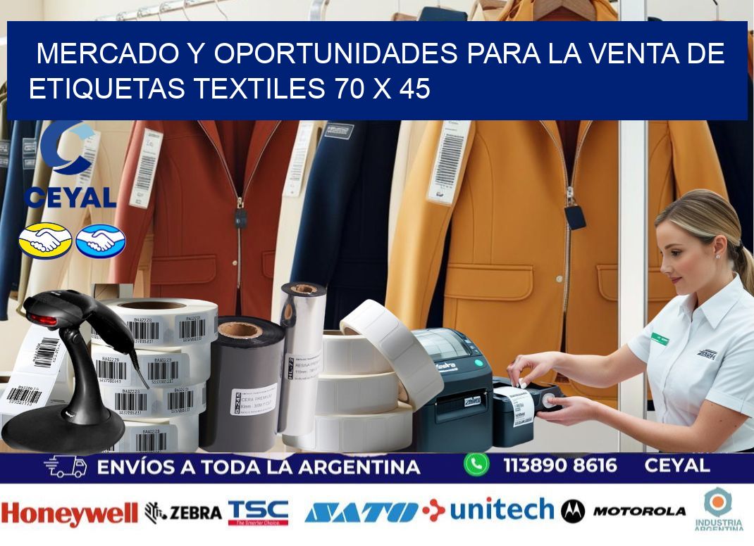 Mercado y Oportunidades para la Venta de Etiquetas Textiles 70 x 45