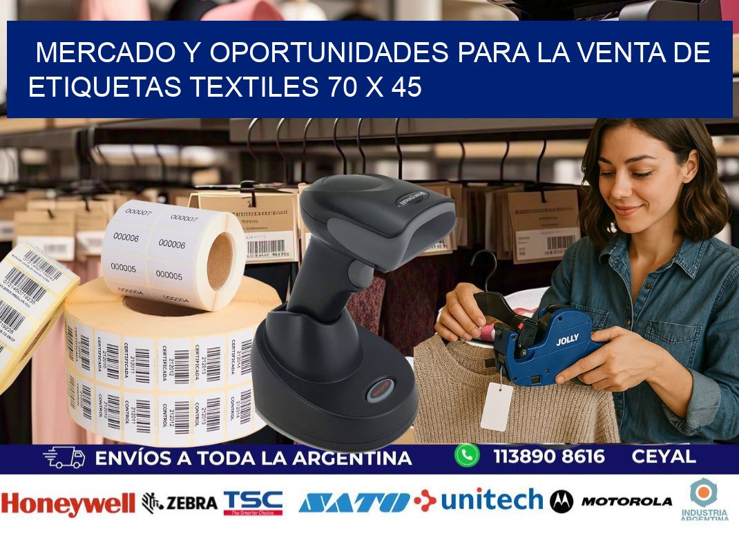 Mercado y Oportunidades para la Venta de Etiquetas Textiles 70 x 45