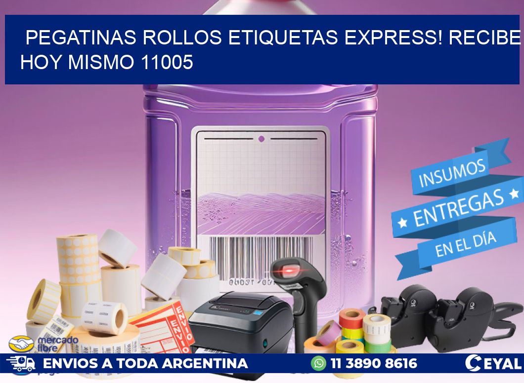 Pegatinas rollos etiquetas Express! Recibe Hoy Mismo 11005
