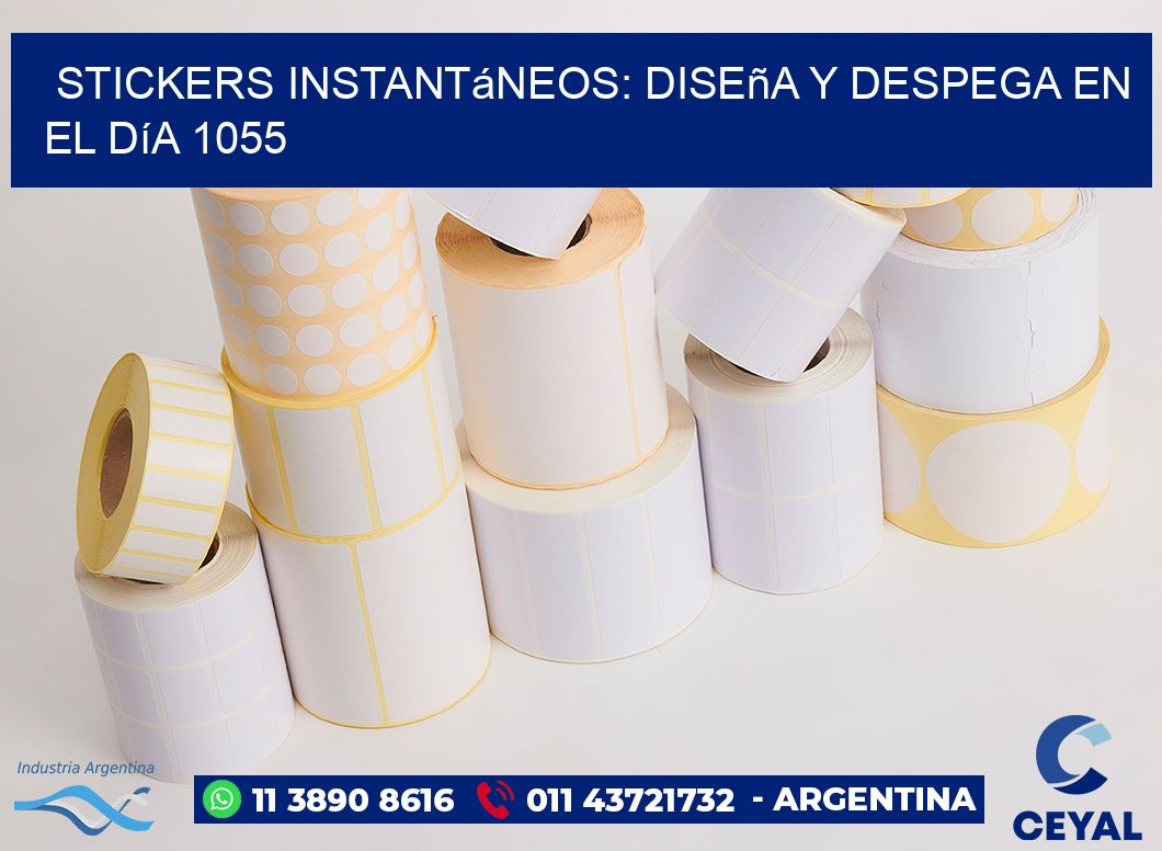 Stickers Instantáneos: Diseña y Despega en el Día 1055