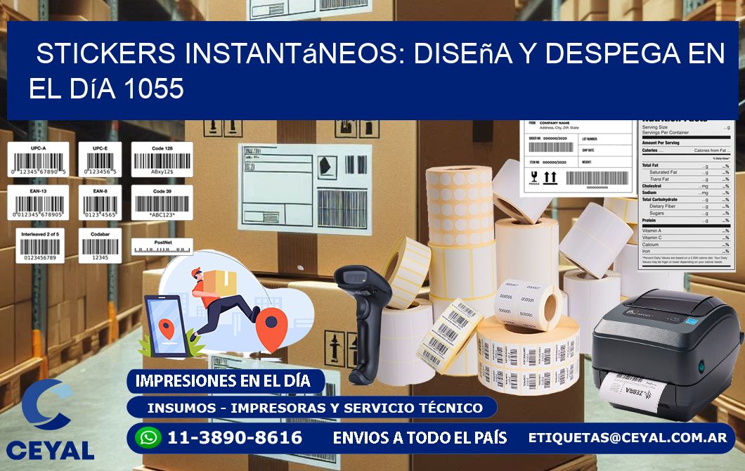 Stickers Instantáneos: Diseña y Despega en el Día 1055