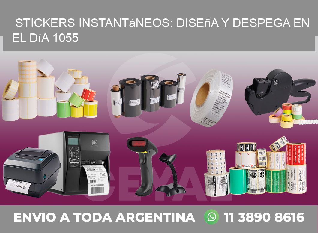 Stickers Instantáneos: Diseña y Despega en el Día 1055