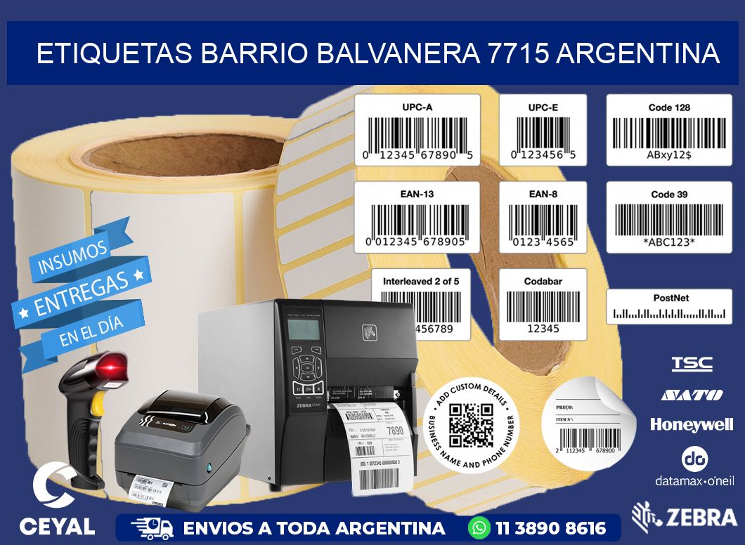 etiquetas barrio balvanera 7715 argentina