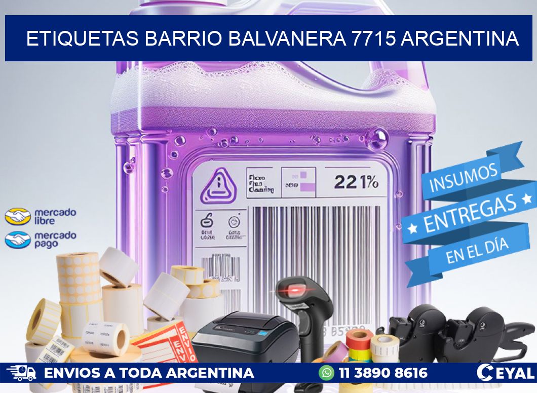 etiquetas barrio balvanera 7715 argentina
