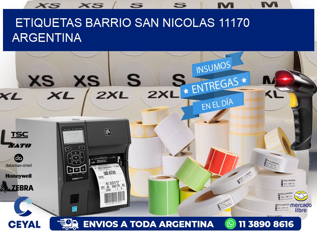 etiquetas barrio san nicolas 11170 argentina