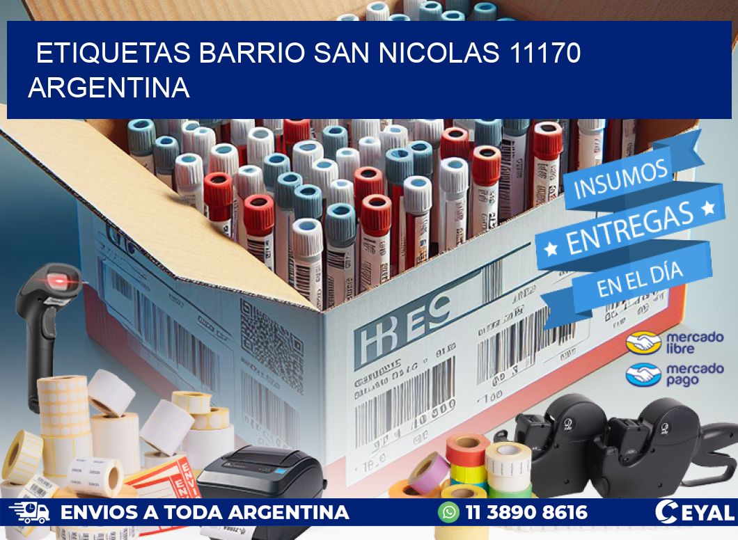 etiquetas barrio san nicolas 11170 argentina