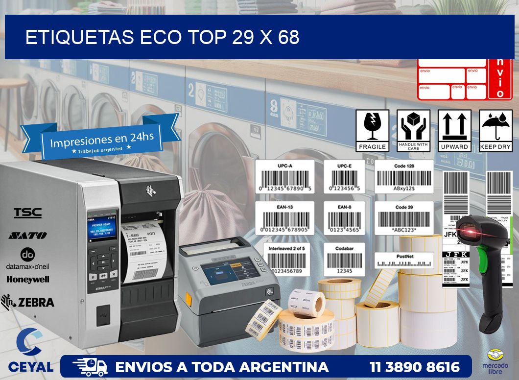 etiquetas eco top 29 x 68