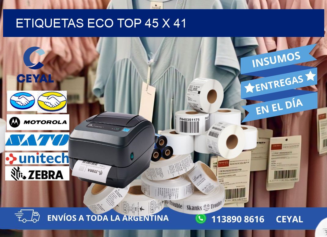 etiquetas eco top 45 x 41