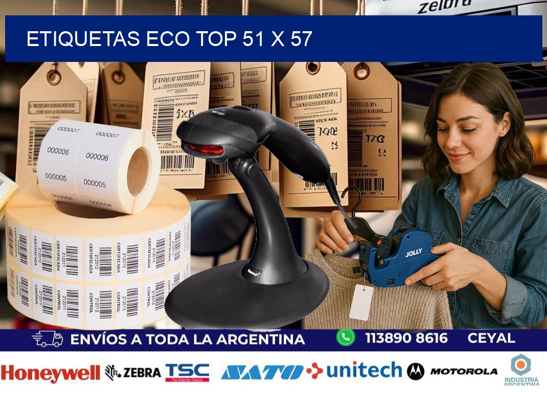 etiquetas eco top 51 x 57