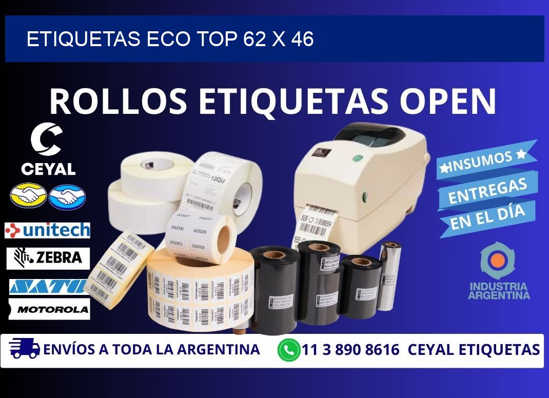 etiquetas eco top 62 x 46
