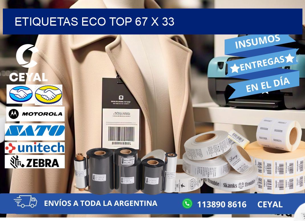 etiquetas eco top 67 x 33