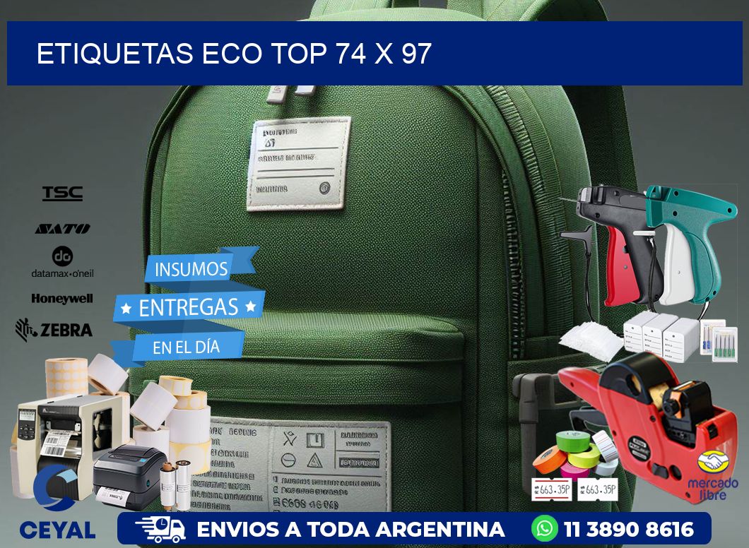etiquetas eco top 74 x 97