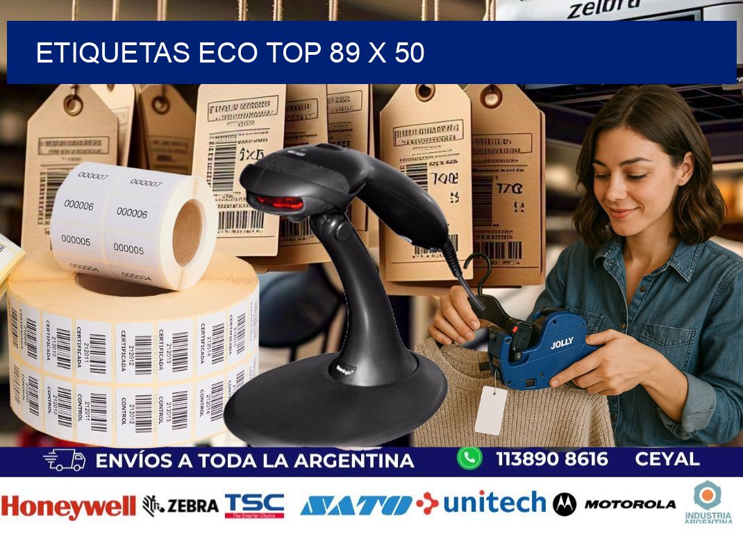 etiquetas eco top 89 x 50