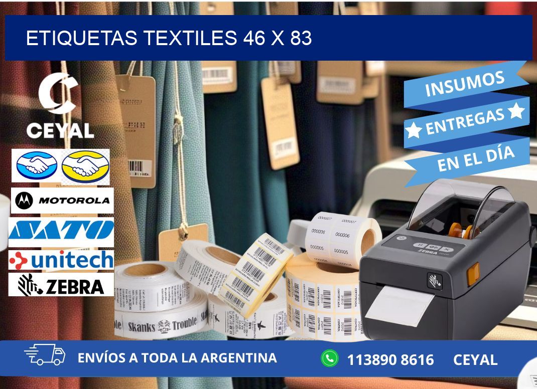 etiquetas textiles 46 x 83